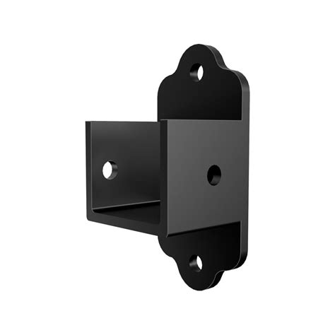 aluminum fence straight mount bracket|outside corner bracket for fence.